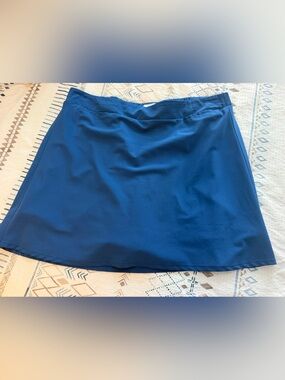 Blue A-Line Women's Skort